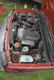 Blackbird makes nest under bonnet of car next to engine, Porthcawl, Wales - 09 Jun 2011
