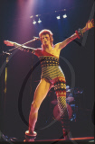 David Bowie on the Ziggy Stardust World Tour with the Spiders from Mars, London, Britain - 1973