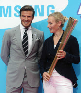 Samsung London 2012 'Everyone's Olympic Games' Campaign Launch, Canary Wharf, London, Britain - 13 Jun 2011