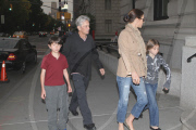 Michael Douglas and Catherine Zeta Jones out and about with children, New York, America - 13 Jun 2011