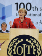 SWITZERLAND-UN-LABOUR-GERMANY-MERKEL