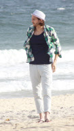 Ashton Kutcher and Alessandra Ambrosio Photo Shoot for Collci in Ipanema Beach