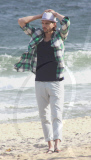 Ashton Kutcher and Alessandra Ambrosio Photo Shoot for Collci in Ipanema Beach
