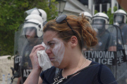 GREECE-AUSTERITY MEASURES-PROTEST