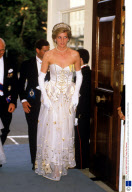 Richard Von Weizsacker state visit, banquet at the German Ambassador's residence, London, Britain - Jul 1986