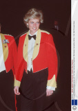 Princess Diana arriving at dinner with the Royal Hampshire Regiment, Winchester, Hampshire, Britain - Feb 1990