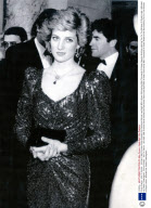 Prince Charles - Visit To Vienna - 14th April 1986 Princess Diana Dazzled Old Fashioned Vienna Last Night With A Gown Shimmering With Thousands Of Green Sequins And Eye-catching Too For The Glimpse Of Royal Limbs It Afforded Her Fellow Theatregoers.