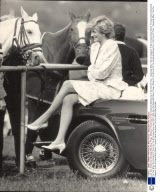 June 1987 A Wife Can Get Away With Many Things. Sitting On The Bonnet Of Her Husband's Beloved Car Is Not One Of Them - Especially When That Car Happens To Be A Unique Aston Martin. Princess Diana Discovered The Fact When She Decided To Perch On The B