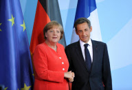 GERMANY-FRANCE-MERKEL-SARKOZY-PRESS CONFERENCE