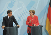 GERMANY-FRANCE-MERKEL-SARKOZY-PRESS CONFERENCE