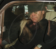 Elton John/leaving Westminster Abbey