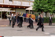 LEVEE DU CORPS A LA SALPETRIERE AVEC LE PRINCE CHARLES ET JACQUES ET BERNADETTE CHIR