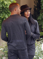Nicole Scherzinger Cuddles Up To Lewis Hamilton After A Days Work