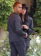 Nicole Scherzinger Cuddles Up To Lewis Hamilton After A Days Work