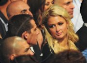Paris Hilton and Cy Waits Attend the Pacquiao-Mosley Fight