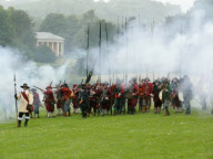 Civil War Re-enactment with The Marquess of Winchester's Regiment at West Wycombe House, Buckinghamshire, Britain - 30 May 2011