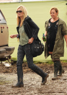 Glastonbury Festival 2011 - Celebrity Sightings Day 2