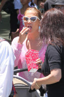 *EXCLUSIVE* Jennifer Lopez takes the family to Disneyland!