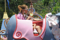 *EXCLUSIVE* Jennifer Lopez takes the family to Disneyland!
