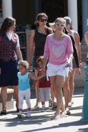 *EXCLUSIVE* Jennifer Lopez takes the family to Disneyland!
