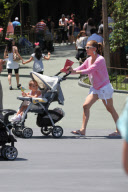 *EXCLUSIVE* Jennifer Lopez takes the family to Disneyland!