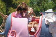 *EXCLUSIVE* Jennifer Lopez takes the family to Disneyland!