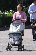 *EXCLUSIVE* Jennifer Lopez takes the family to Disneyland!