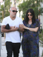 Schwangere Selma Blair unterwegs nach einem Lunchbesuch bei Clafoutis in West Hollywood