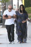 Schwangere Selma Blair unterwegs nach einem Lunchbesuch bei Clafoutis in West Hollywood