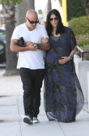 Schwangere Selma Blair unterwegs nach einem Lunchbesuch bei Clafoutis in West Hollywood