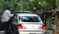 EXCLUSIVE Leonardo DiCaprio, Lukas Haas and Ethan Suplee have a guy weekend on Mulholland