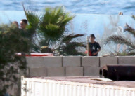 Brad Pitt and Angelina Jolie take the kids to see dolphins at Splashwater Park