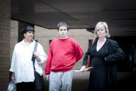 Ryan Cleary  who has been charged with hacking Computer leaving Southwark Crown Court in London, UK 27.06.2010

