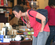 Alanis Morissette and Hubby Visit a Mystic Book Shop