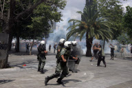 GREECE-ATHENS-PROTEST-CLASH