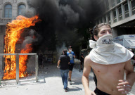 GREECE-ATHENS-PROTEST-CLASH