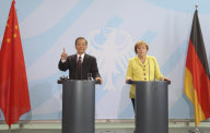 GERMANY-CHINA-WEN JIABAO-MERKEL-PRESS (CN)