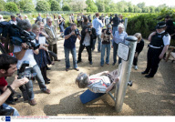 London's first 'pensioners' playground' in Hyde Park, London, Britain - 19 May 2010