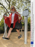 London's first pensioners playground, Hyde Park, London, Britain - 19 May 2010