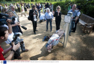 London's first 'pensioners' playground' in Hyde Park, London, Britain - 19 May 2010