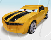 Iconic movie cars in the style of Pixar Cars film - Jun 2011