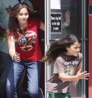 EXCLUSIVE Michael Jackson's kids make a dash from acting class Part 2