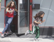 EXCLUSIVE Michael Jackson's kids make a dash from acting class Part 2