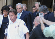 Ein freier Mann: Dominique Strauss-Kahn nach seinem Gerichtstermin in New York
