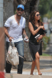 EDUARDO CRUZ AND EVA LONGORIA ARRIVING MARBELLA.
