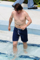 Tom Cruise celebrates his 49th Birthday at the Pool