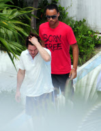 Tom Cruise celebrates his 49th Birthday at the Pool