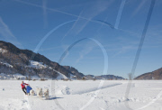 2011-02-06: 28. Internationales Schlittenhunderennen in Student (Schweiz). Walter Seeh (Startnummer 52) mit seinem Gespann (Samojeden). Er erreichte den 1. Rang in der Kategorie C2. 