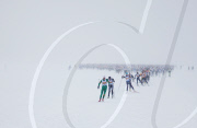 2011-03-13: 43. Engadin Skimarathon, Silsersee (Schweiz); zweites Feld
