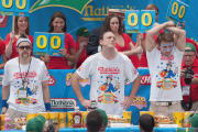 Nathan's Fourth of July hot dog eating contest, New York, America - 04 Jul 2011